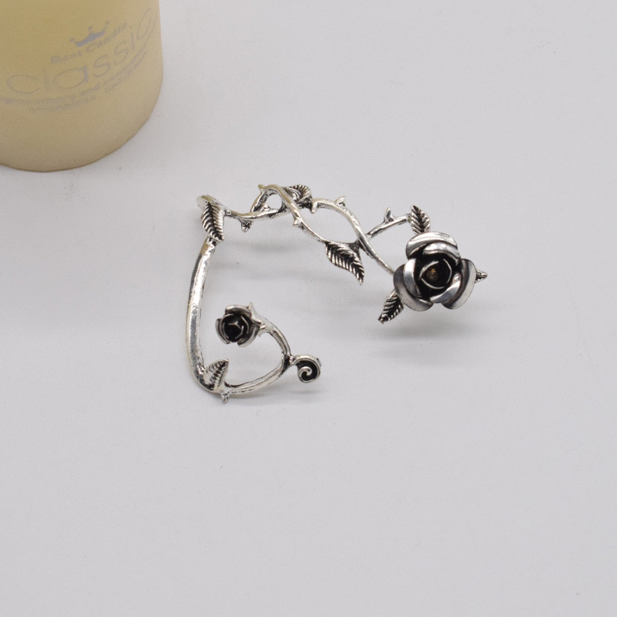Thorn Seduction Ear Cuff. Entangle them in with this wild rose earring cuff that wraps around your ear.